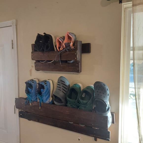 Handmade custom shoe racks set of 2 racks! - Picture 7 of 7